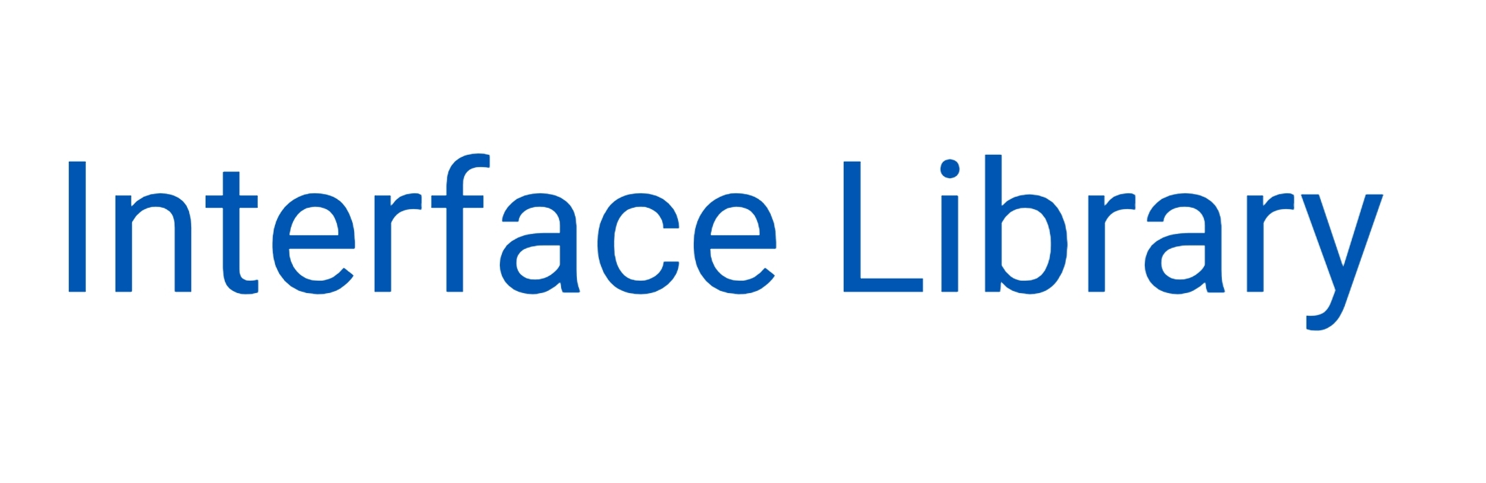 Interface Library
